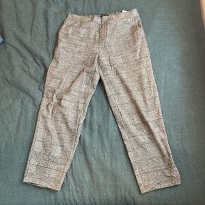 Banana Republic Plaid Work Pants